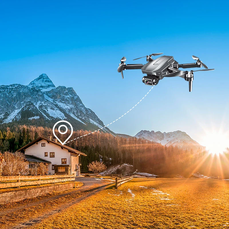 GPS RC dronas